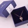 New Rose Gold Swarovski Romantic Hot Air Balloon Collar Necklace