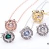 692fe67399f2d84055c8c454 New Arrival ♥️ Swarovski Dancing Heart Pendant Necklace in Green - 6 Colors Available! In Stock