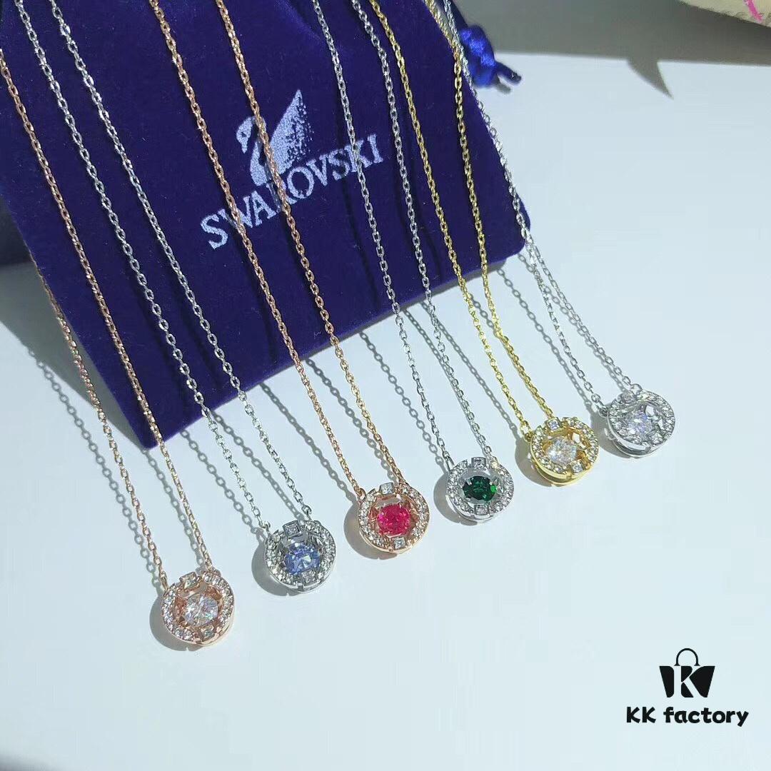 692fe67499f2d84055c8c455 New Arrival ♥️ Swarovski Dancing Heart Pendant Necklace in Green - 6 Colors Available! In Stock
