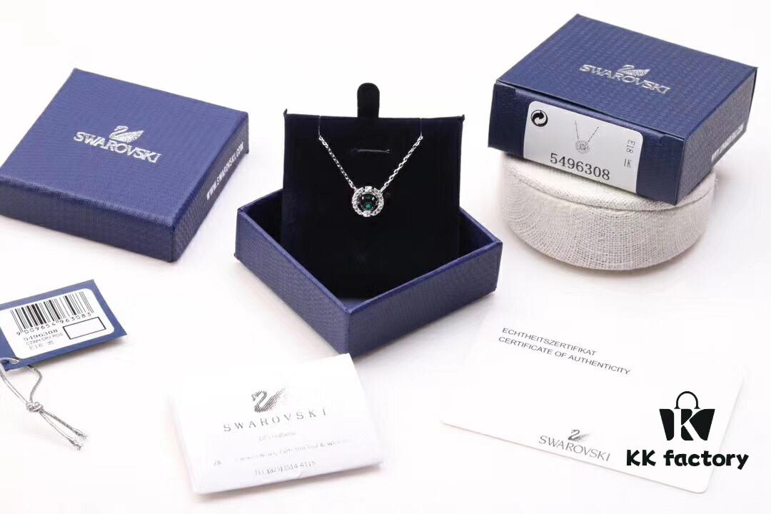 692fe67499f2d84055c8c456 New Arrival ♥️ Swarovski Dancing Heart Pendant Necklace in Green - 6 Colors Available! In Stock