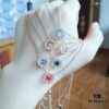 692fe67699f2d84055c8c459 New Arrival ♥️ Swarovski Dancing Heart Pendant Necklace in Green - 6 Colors Available! In Stock