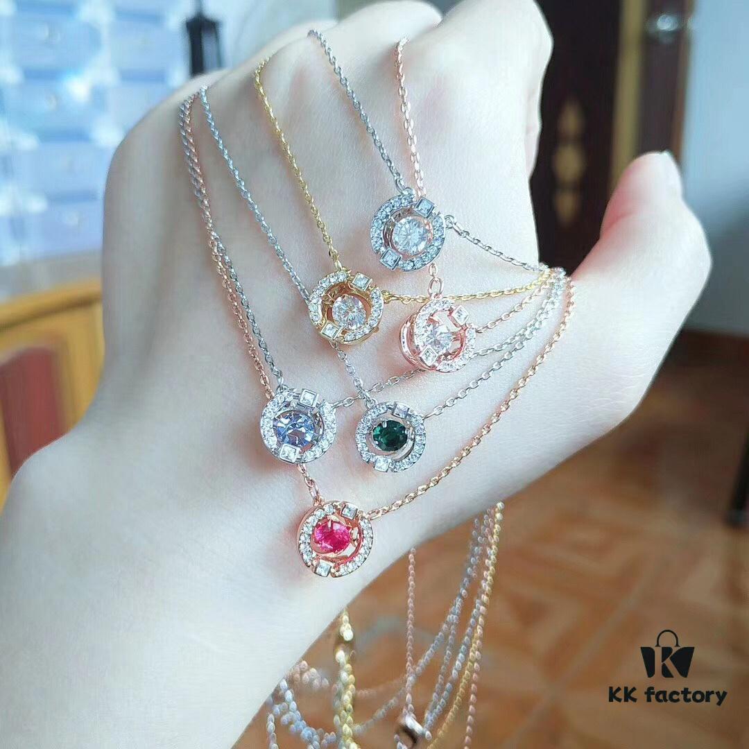 692fe67699f2d84055c8c459 New Arrival ♥️ Swarovski Dancing Heart Pendant Necklace in Green - 6 Colors Available! In Stock