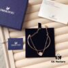 692fe67699f2d84055c8c45a Swiss Black and Rose Gold Ginger Bracelet, BFF Style with Golden and Black Beads, Adjustable Design, Same Style as Jiang Shuying