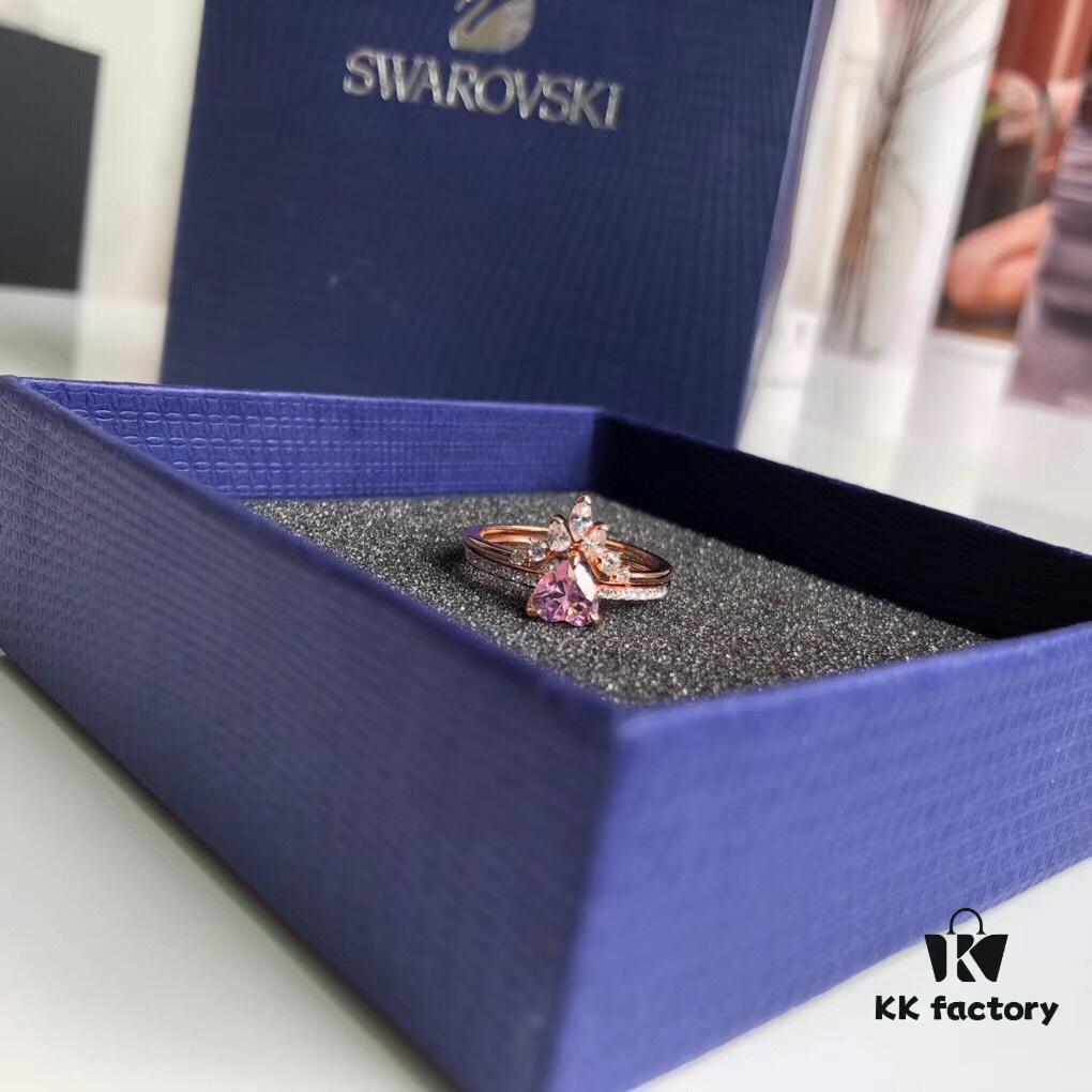 692fe67999f2d84055c8c45f 520 Gift ❤ Swarovski 2019 New Dual-Wear Heart Double Layer Ring, Two Styling Options for Stacking or Separate Wear