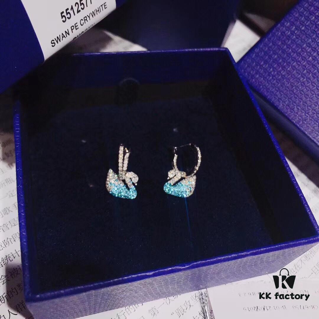 692fe67f99f2d84055c8c46a Swarovski Iconic Swan Earrings