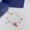 692fe68499f2d84055c8c472 New Arrival Swarovski NO REGRETS Cute Ice Cream Bracelet for Women, Girlfriend Gift, Pink Ice Cream 🍦🍧🍨