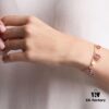 692fe68699f2d84055c8c478 Swarovski OCEAN Marine Life Bicolor Colorful Bracelet for Women, Golden Chain with Gradient Seahorse, Crab Charm and Starfish Detail, Adjustable Fit, Perfect Gift for Her