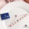 692fe69799f2d84055c8c497 Swarovski ONE Delicate Heart Elegant Bracelet for Women, Romantic Gift for Girlfriend