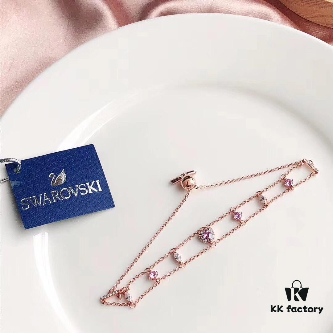 692fe69799f2d84055c8c497 Swarovski ONE Delicate Heart Elegant Bracelet for Women, Romantic Gift for Girlfriend