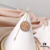 692fe69b99f2d84055c8c49c APM Monaco Gold-Tone Citrus Orange Fresh Style Earrings for Women, Elegant Long Tassel Drop Earrings in Sterling Silver