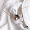 692fe69f99f2d84055c8c4a3 Swarovski Bvlgari-inspired Necklace - Triple Ring Design with Rhinestones, 18K Gold Plated Alloy, 38cm Chain