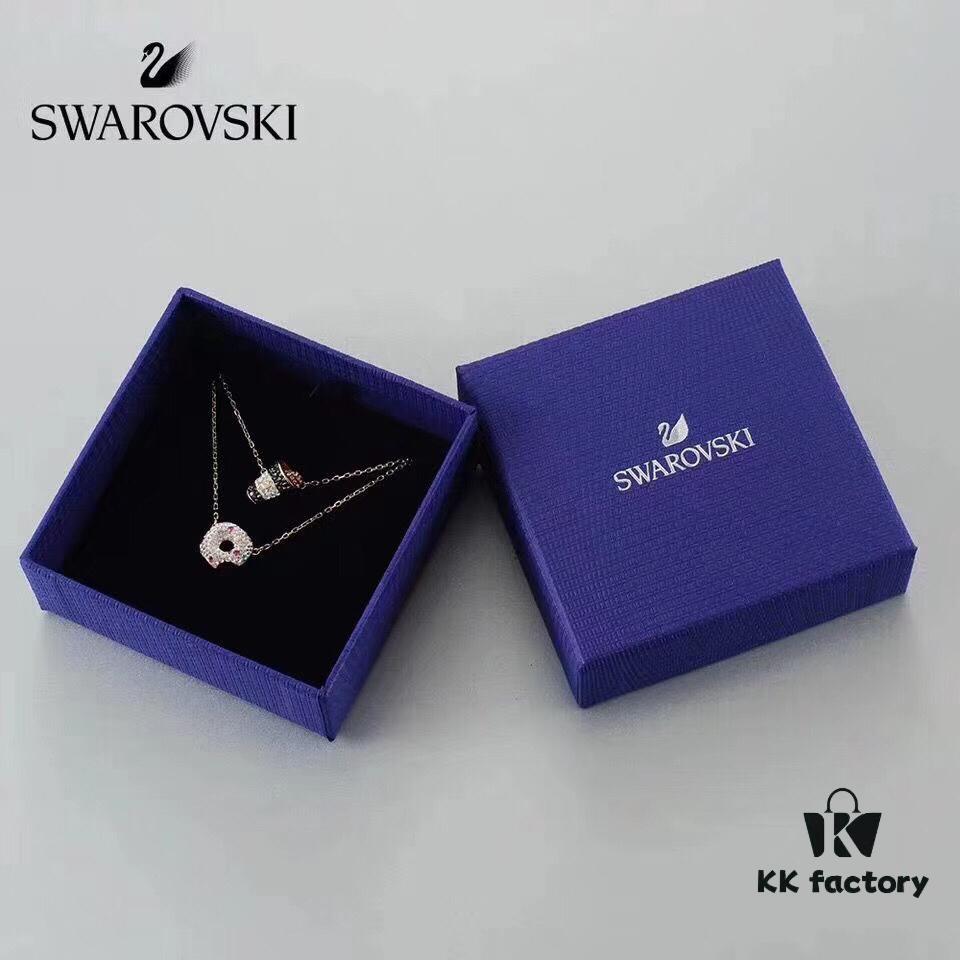 692fe6aa99f2d84055c8c4b3 Swarovski NICEST Latest Donut 🍩 Coffee ☕️ Pendant Necklace, Stylish and Adorable Dual-Wear Design