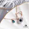 692fe6ad99f2d84055c8c4b6 Swarovski Demon Necklace, Classic Best-Selling Black, Blue, and White Crystals Layered Design, Lifelong Luck Guardian with Elegant 18K Rose Gold Plated Alloy Chain