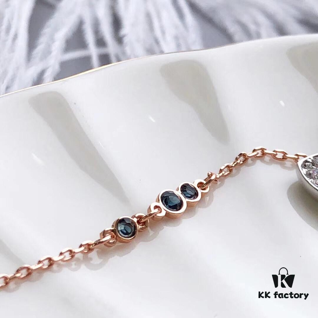 692fe6ae99f2d84055c8c4b7 Swarovski Demon Necklace, Classic Best-Selling Black, Blue, and White Crystals Layered Design, Lifelong Luck Guardian with Elegant 18K Rose Gold Plated Alloy Chain