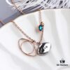 692fe6b199f2d84055c8c4bb Swarovski Demon Necklace, Classic Best-Selling Black, Blue, and White Crystals Layered Design, Lifelong Luck Guardian with Elegant 18K Rose Gold Plated Alloy Chain