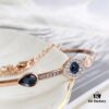 692fe6b499f2d84055c8c4bf Swarovski Demon Bracelet, Classic Best-Selling Design with Black, Blue, and White Crystals Encircling Gracefully, Evoking the Mystical Potion of the Demon's Eye That Opens the Door to Luck and Lifelong Blessings! Elegant 18K Rose Gold-Plated Alloy with Vacuum Plating Paired with Black, Blue, and White Swarovski Crystals. One Size Fits All with Full Original Retail Packaging!
