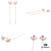 692fe6bb99f2d84055c8c4c7 Swarovski DAZZLING SWAN Romantic Swan Earrings - Fresh and Charming Pink Crystal Pendant Studs, Wearable in Multiple Ways