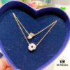 692fe6c699f2d84055c8c4d7 Swarovski NICEST Latest Donut 🍩 Coffee ☕️ Pendant Necklace, Stylish and Adorable Dual-Wear Design