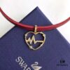 692fe6db99f2d84055c8c4fc In Stock! SWAROVSKI Valentine's Day Heart Leather Rope Necklace! Newest Hot-Selling Design!