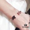 Swarovski Double-Sided Hollow Swan Bracelet with Austrian Crystals, Precise ZP Material Replication, Authentic Logo Engraving, Original Quality