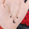692fe6fd99f2d84055c8c54c Swarovski Crescent Moon and Star Necklace in Rose Gold Plating