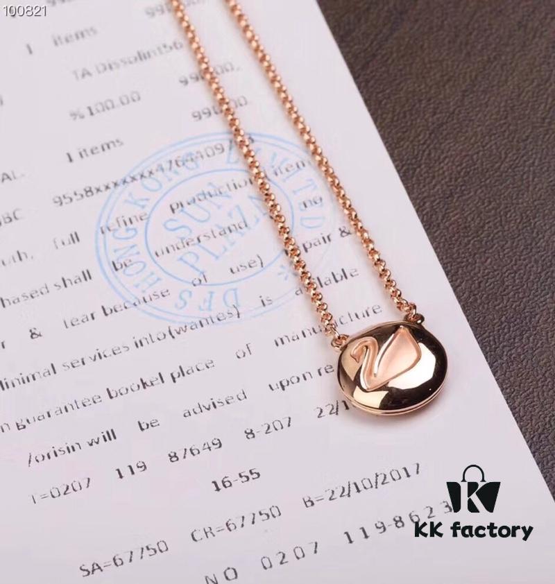 692fe70699f2d84055c8c562 Swarovski Rose Gold-Tone Plated Swan Pendant with Black Crystal Pavé