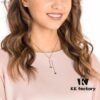 692fe70999f2d84055c8c568 Swarovski 2018 DUO Evil Eye Y-Necklace with Blue Eyes 💙, Rose Gold Tone, Featuring Swarovski's Exclusive Pointiage® Technique