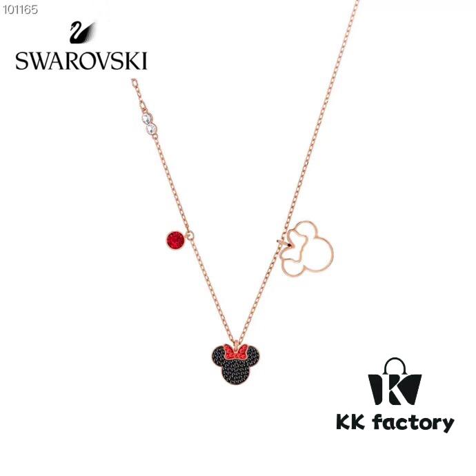 692fe70a99f2d84055c8c56a Swarovski MICKEY & MINNIE Disney Mickey Mouse Cute Fashion Necklace for Women