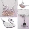 692fe72099f2d84055c8c596 Iconic Swan Swarovski Gradient Tone Necklace New Arrival! Exquisite Pendant with Elegant White Gold-Plated Chain, Symbolizing the Graceful Charm of the Iconic Swan