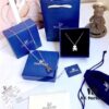 Swarovski 2017 Pendant Teddy Bear Necklace for Women's Collarbone Chain