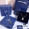 Swarovski 2017 Pendant Teddy Bear Necklace for Women's Collarbone Chain