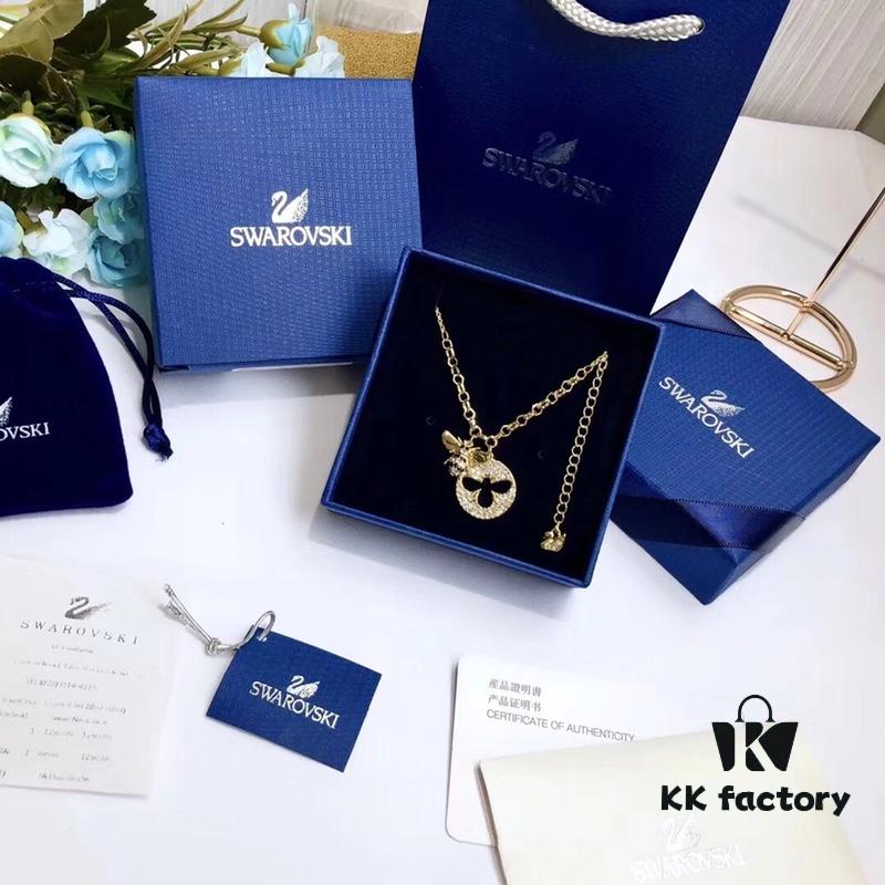 692fe72599f2d84055c8c5a1 Swarovski LISABEL Necklace – Bee Motif, Electroplated Gold Finish, 38 cm