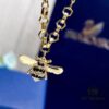 692fe72999f2d84055c8c5ab Swarovski Lisabel Bee Bracelet in Gold-Tone Plating, 17 cm – Sparkling Bee Motif with Honeycomb Clasp
