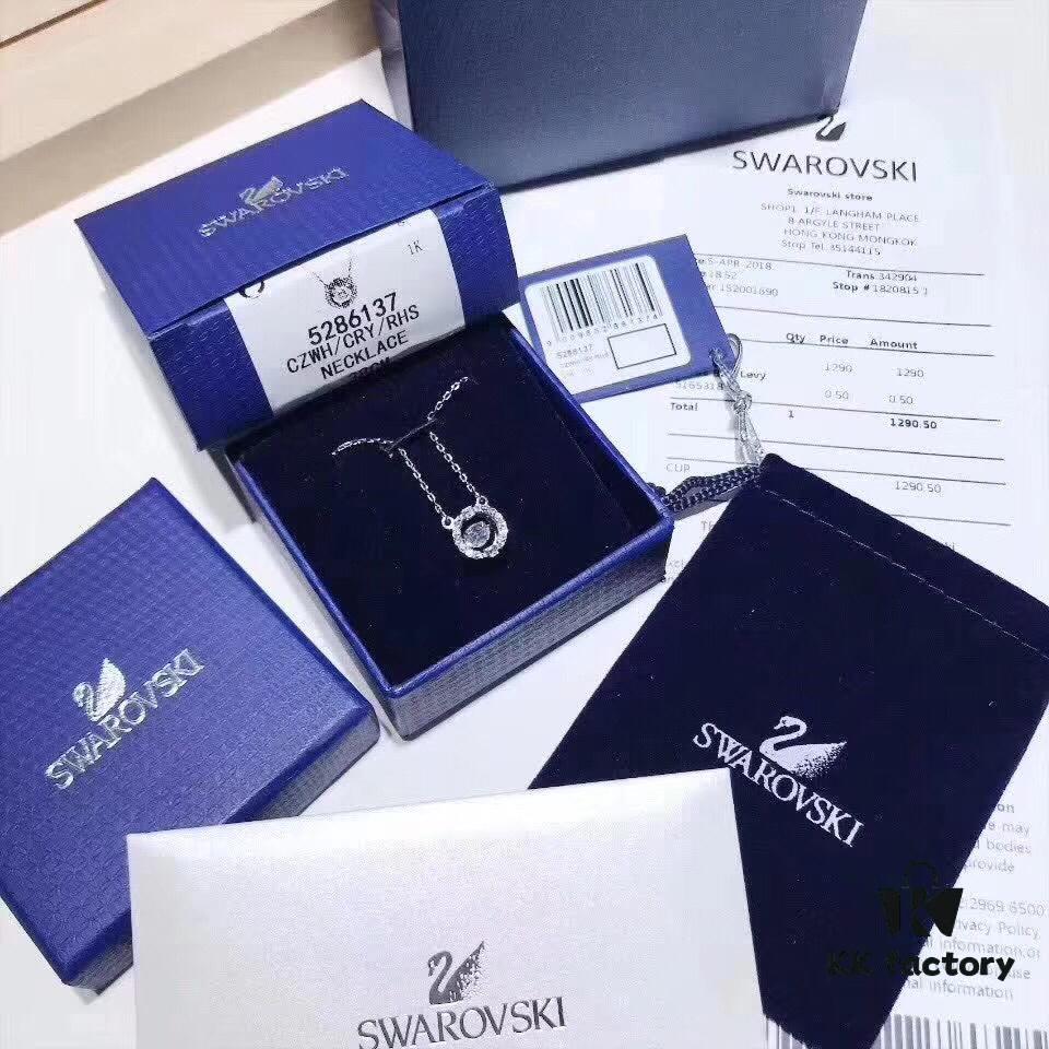 692fe73c99f2d84055c8c5ce Swarovski Dancing Heart Crystal Pendant Necklace, Collarbone Chain with Authentic Swarovski Crystal Material, 1:1 Original Packaging