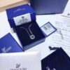 692fe73d99f2d84055c8c5d2 Swarovski Dancing Heart Crystal Pendant Necklace, Collarbone Chain with Authentic Swarovski Crystal Material, 1:1 Original Packaging