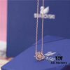 692fe74499f2d84055c8c5de SWAROVSKI Swarovski Dancing Heart Necklace, Athenian Charm, Crystal-Paved Three-Dimensional Frame with Movable Central Stone