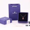 692fe74699f2d84055c8c5e1 Swarovski Pink Bloom Small Flower Collar Necklace