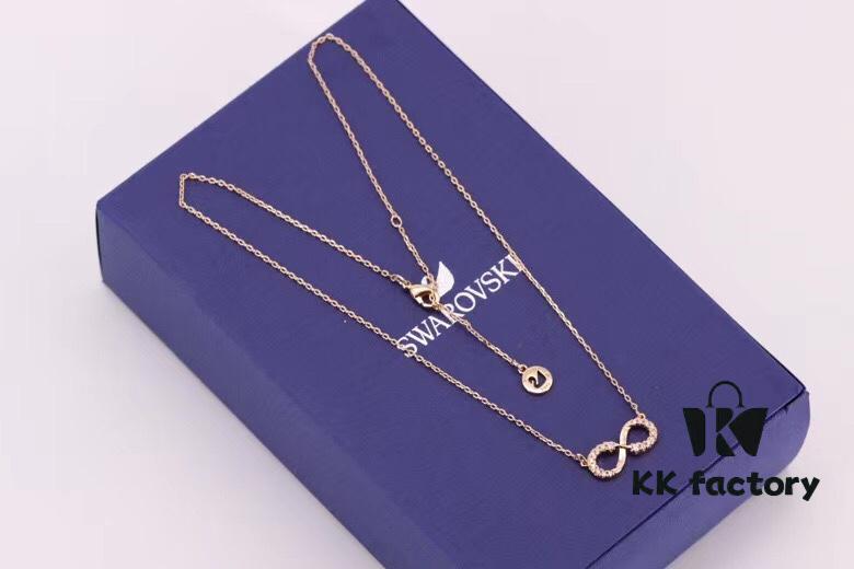 692fe74899f2d84055c8c5e8 Wang Yibo Swarovski High Jewelry Collection Lucky Infinity Necklace