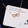 692fe74899f2d84055c8c5e9 Wang Yibo Swarovski High Jewelry Collection Lucky Infinity Necklace