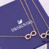 692fe74999f2d84055c8c5ea Wang Yibo Swarovski High Jewelry Collection Lucky Infinity Necklace