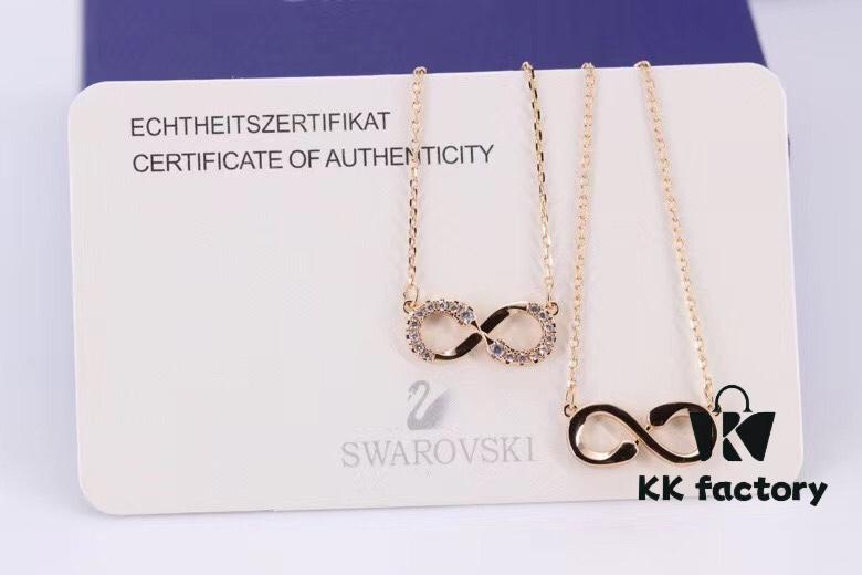 692fe74999f2d84055c8c5eb Wang Yibo Swarovski High Jewelry Collection Lucky Infinity Necklace