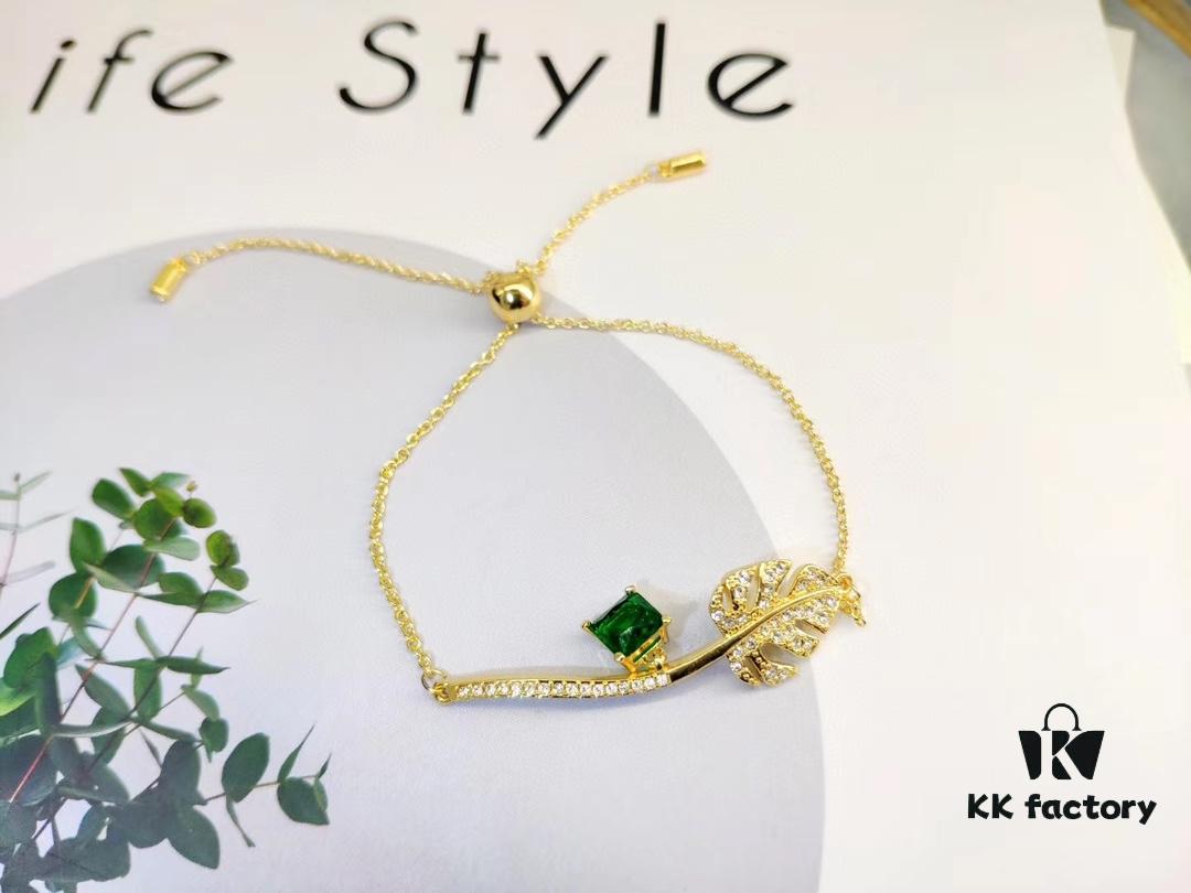 692fe74f99f2d84055c8c5f6 Swarovski Summer Leaves Bracelet