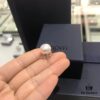 APM Monaco Pearl Earrings Star Octagon Diamond-Paved Gift Single Piece Korean Style Elegant Fashion Shiny