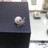 APM Monaco Pearl Earrings Star Octagon Diamond-Paved Gift Single Piece Korean Style Elegant Fashion Shiny