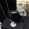 Cute APM Monaco Lightning Pac Earrings, New Rhinestone Silver Jewelry for Women, Pierced Ear Drops, Valentine's Day Recommended Style