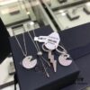 Cute APM Monaco Lightning Pac Earrings, New Rhinestone Silver Jewelry for Women, Pierced Ear Drops, Valentine's Day Recommended Style