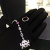 Valentine's Day Recommended Style 🌹 APM Monaco Korean Fashion Asymmetrical Heart Alphabet Doll Earrings Long Tassel Playful Unique Stylish Versatile Earrings