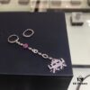 Valentine's Day Recommended Style 🌹 APM Monaco Korean Fashion Asymmetrical Heart Alphabet Doll Earrings Long Tassel Playful Unique Stylish Versatile Earrings