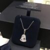 July New Arrival 🌈 APM Monaco Necklace for Women, Minimalist Elegant Fashion Bell Pendant in Silver, Summer New Delicate Collarbone Chain, Dreamy Love