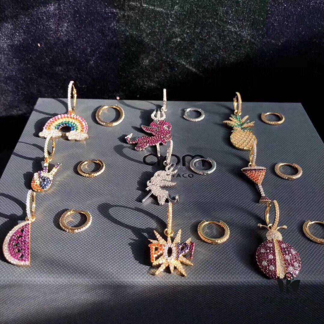 692fe7ab99f2d84055c8c666 APM Fairy Tale A/B Style Earrings - Colorful and Charming for Summer
